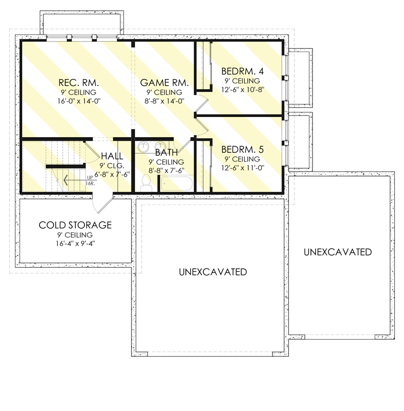 Plan 490050NAH: Craftsman Farmhouse Plan with 3 Car Garage and an Upstairs Office - Floor Plan - Optionally Finished Basement - Country, Craftsman, Traditional