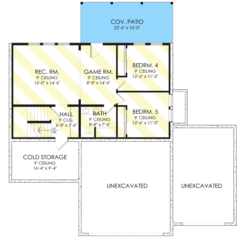 Plan 490050NAH: Craftsman Farmhouse Plan with 3 Car Garage and an Upstairs Office - Floor Plan - Optionally Finished Walkout Basement - Country, Craftsman, Traditional