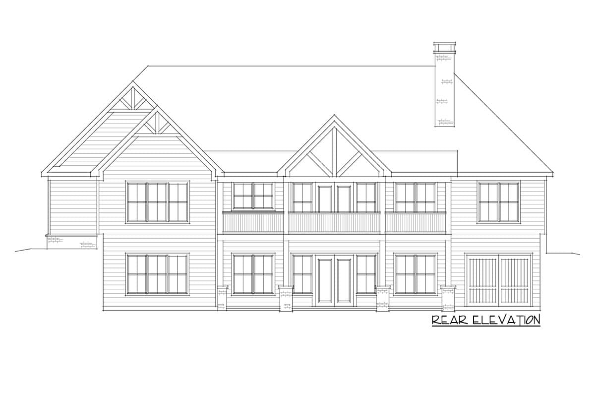 Plan 800001GDP: Modern Farmhouse Ranch with Vaulted Interior with Optional Basement In-Law Suite - 2495 Sq Ft - Image #6 - Country, Craftsman, Modern Farmhouse, New American, Ranch