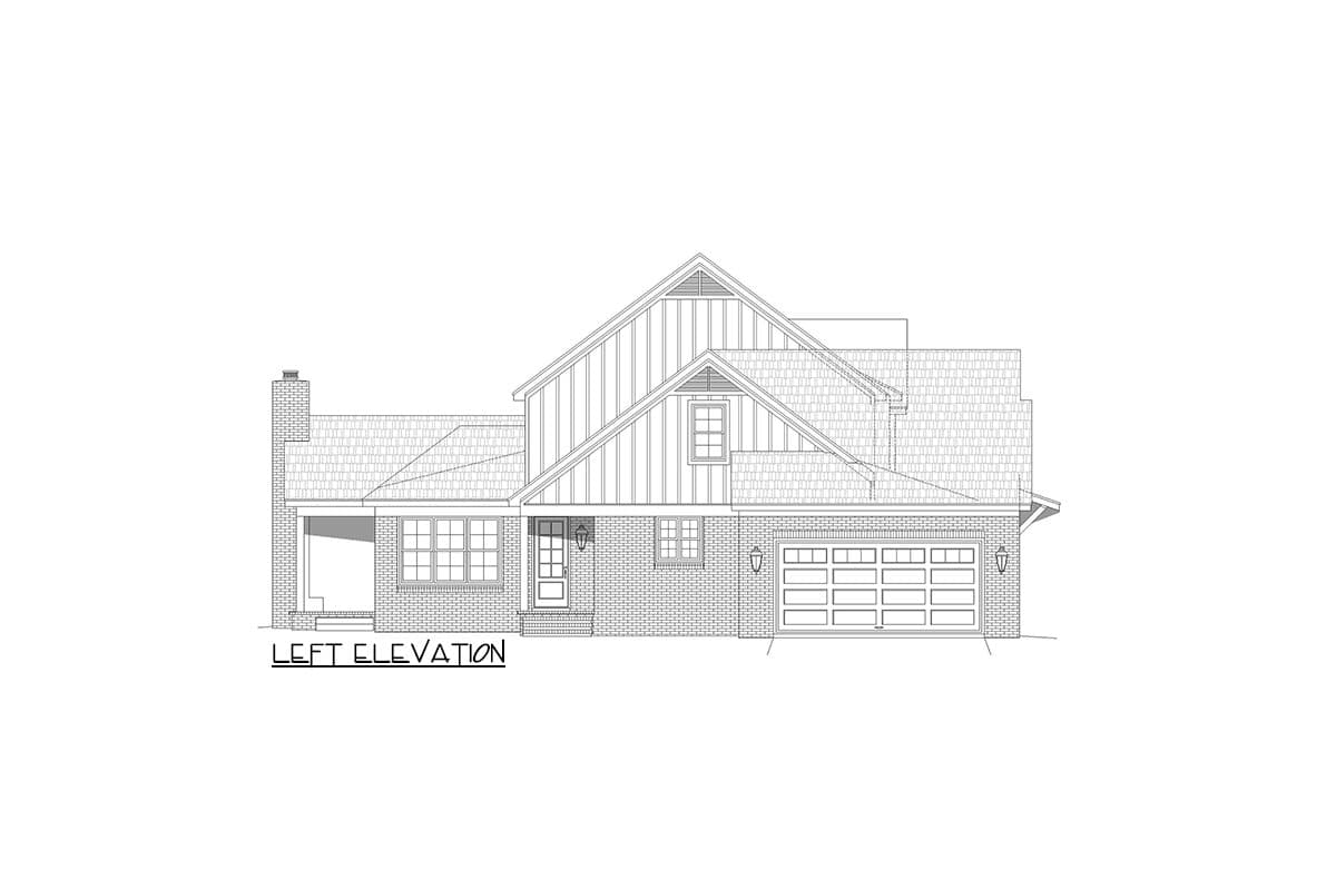 Plan 680015VR: Traditional Farmhouse Plan with Main-level Master Bedroom - Image #4 - Country, Farmhouse, Modern Farmhouse, New American, Traditional