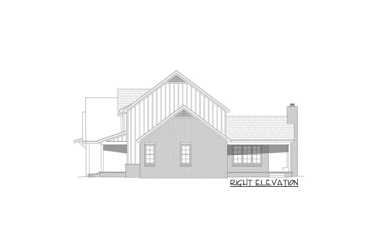 Plan 680015VR: Traditional Farmhouse Plan with Main-level Master Bedroom - Image #6 - Country, Farmhouse, Modern Farmhouse, New American, Traditional