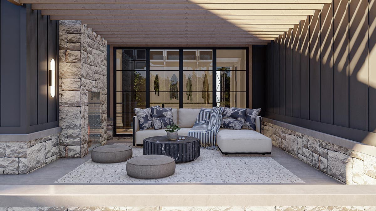 Plan 623134DJ: Multi-Generational One-Story Lake House Plan with Main Floor Suite with Second Kitchen - Image #21 - Coastal, Country, Craftsman, Mountain, New American, Ranch, Rustic, Traditional