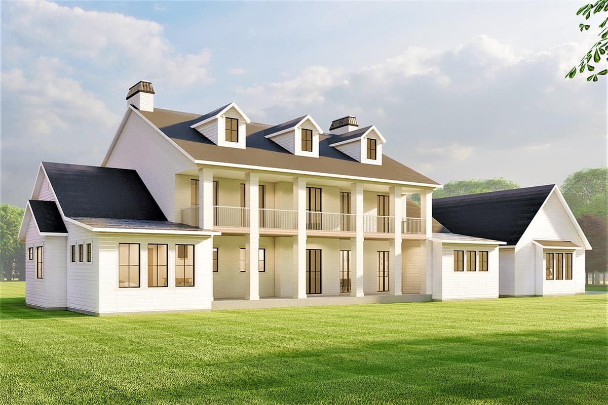 Plan 490051NAH: Two-story Colonial House Plan with Master On Main and 2-Story Great Room - Image #5 - Country, Southern, Southern Traditional, Traditional