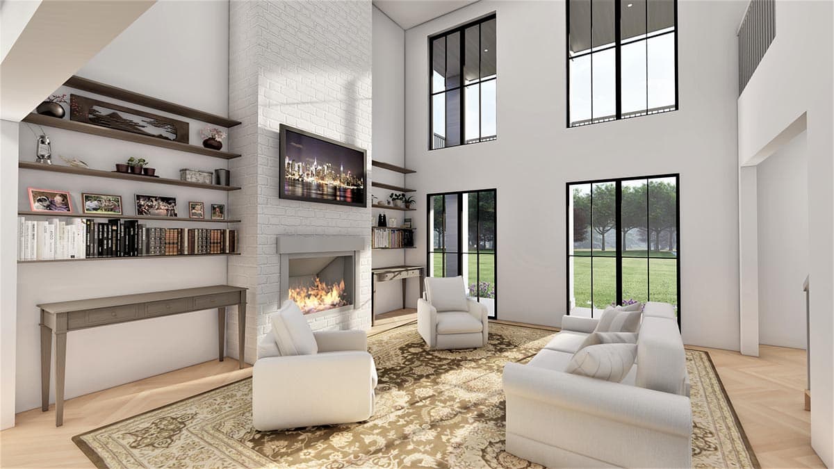 Plan 490051NAH: Two-story Colonial House Plan with Master On Main and 2-Story Great Room - Image #6 - Country, Southern, Southern Traditional, Traditional