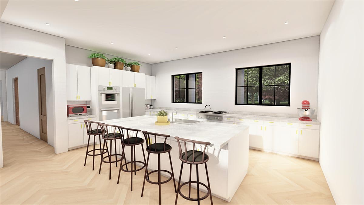 Plan 490051NAH: Two-story Colonial House Plan with Master On Main and 2-Story Great Room - Image #7 - Country, Southern, Southern Traditional, Traditional