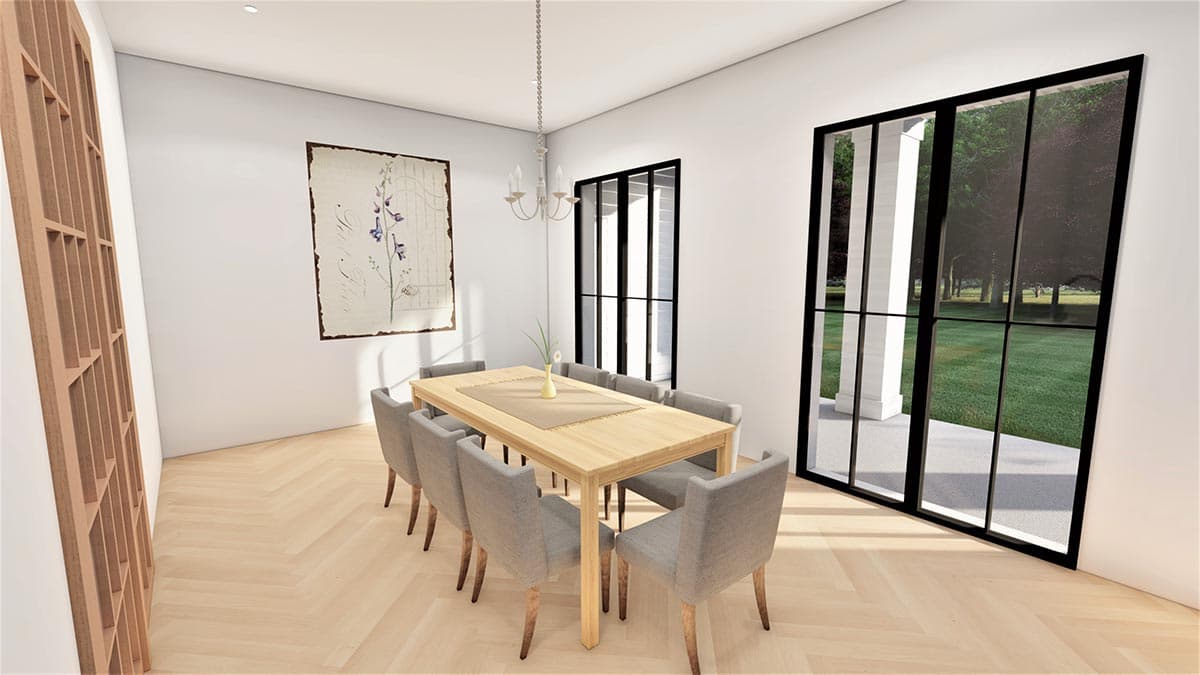 Plan 490051NAH: Two-story Colonial House Plan with Master On Main and 2-Story Great Room - Image #8 - Country, Southern, Southern Traditional, Traditional