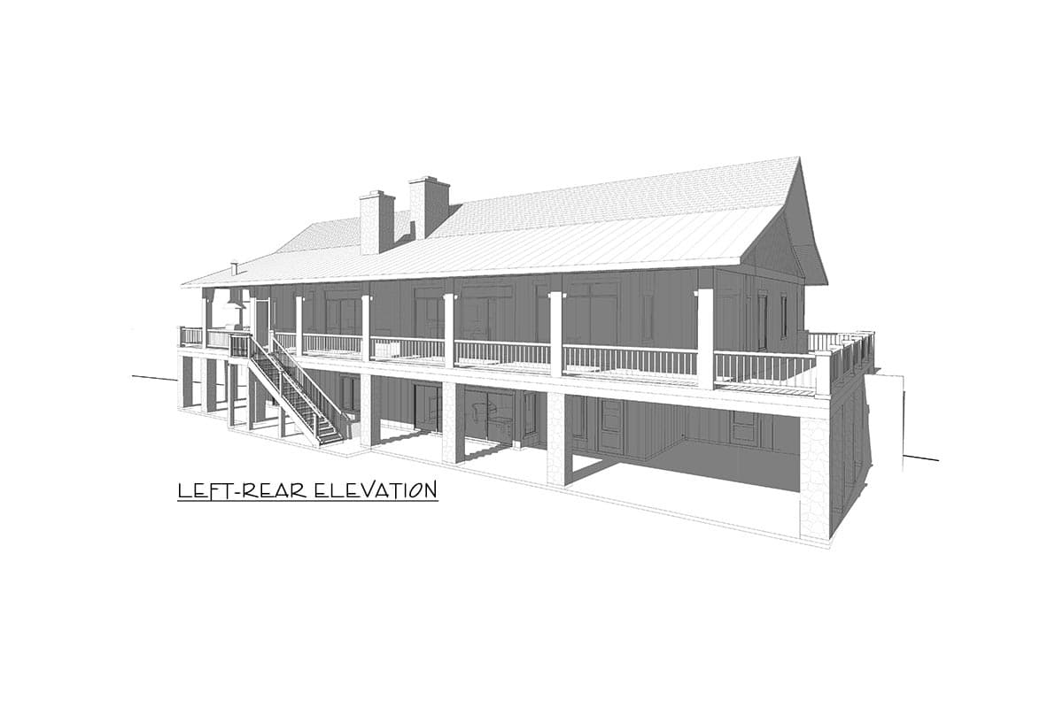 Plan 871024JEN: Mountain Home Plan with Finished Basement and Wraparound Porch - Image #23 - Cottage, Country, Mountain, Northwest
