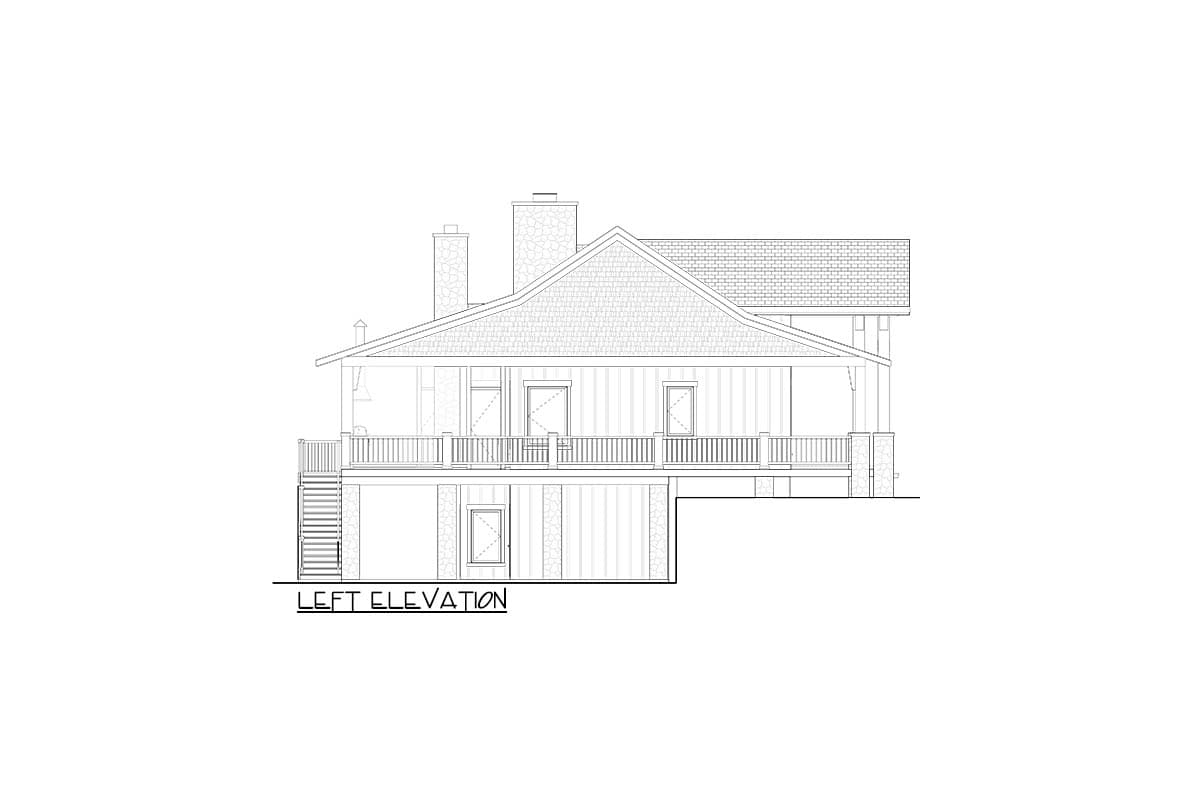 Plan 871024JEN: Mountain Home Plan with Finished Basement and Wraparound Porch - Image #26 - Cottage, Country, Mountain, Northwest