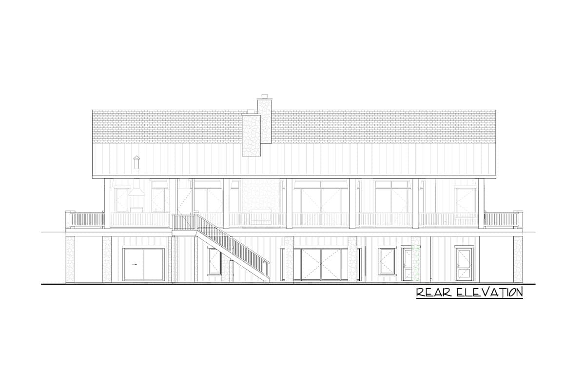 Plan 871024JEN: Mountain Home Plan with Finished Basement and Wraparound Porch - Image #27 - Cottage, Country, Mountain, Northwest