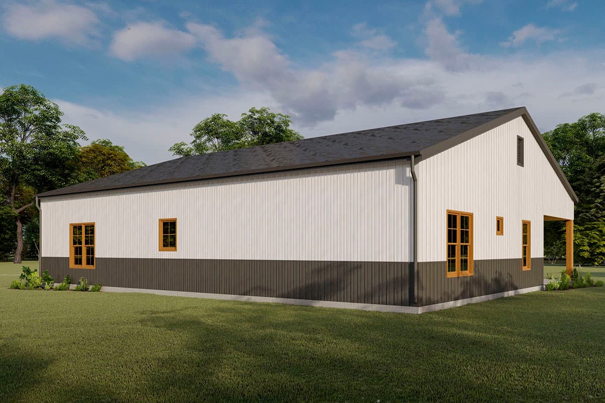 Plan 777021MTL: 3-Bed Rustic House Plan with Private Bedroom Suite and Large Side Porch - Image #4 - Mountain, Rustic, Traditional