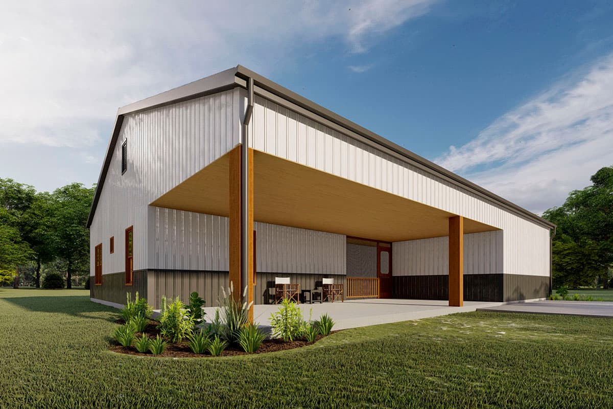 Plan 777021MTL: 3-Bed Rustic House Plan with Private Bedroom Suite and Large Side Porch - Image #9 - Mountain, Rustic, Traditional