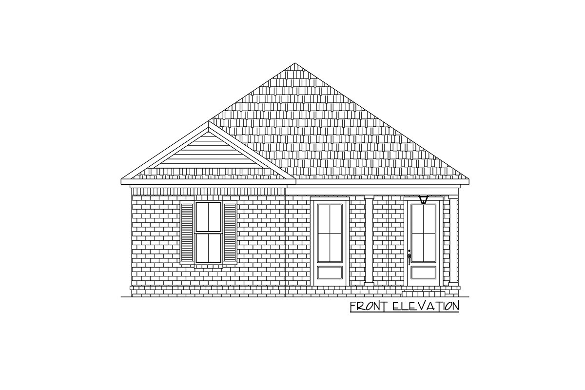 Plan 521022TTL: 1541 Square Foot 3-Bed Southern Cottage with L-Shaped Front Porch - Image #17 - Acadian, Bungalow, Cottage, Country, Louisiana-Style, Southern, Southern Traditional