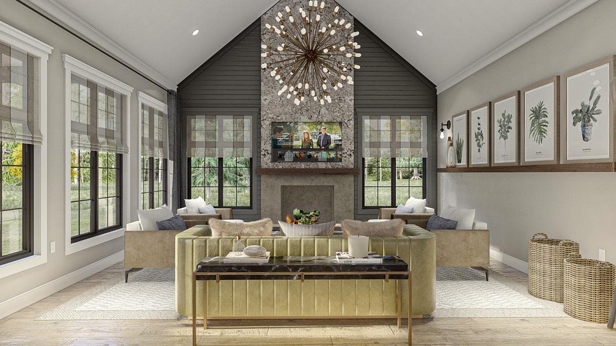 Plan 623135DJ: 2435 Square Foot 2-Bed Craftsman Home Plan with Vaulted Great and Dining Rooms - Image #16 - Cottage, Country, Craftsman, New American, Ranch, Traditional