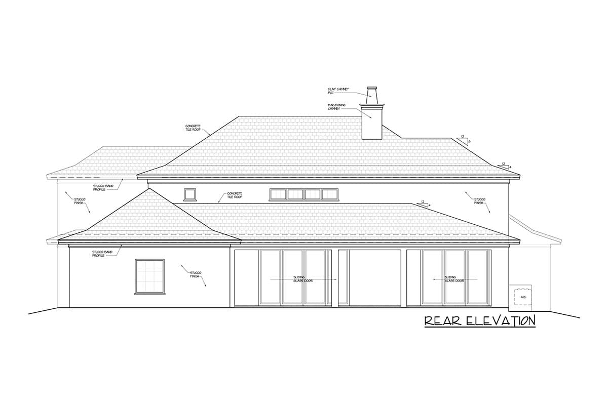 Plan 660003JMD: 5515 Square Foot Contemporary Home Plan with Upstairs Flex Room - Image #4 - Contemporary, European, Transitional