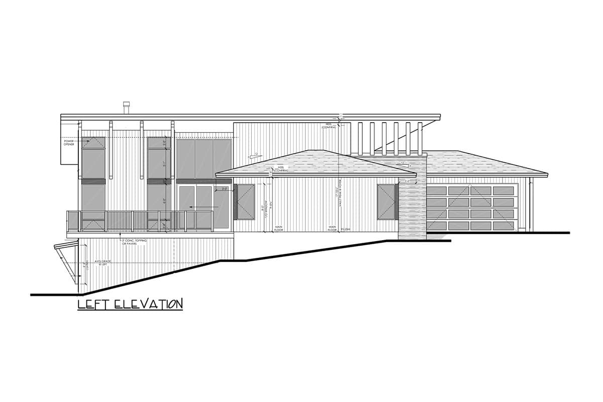 Plan 81714AB: Mountain Modern House Plan with Home Office and Media Room - 2115 Sq Ft - Image #7 - Contemporary, Modern, Mountain, Northwest