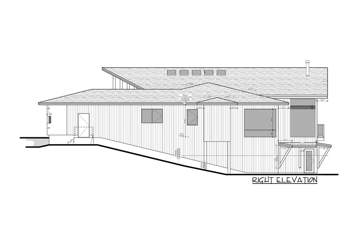 Plan 81714AB: Mountain Modern House Plan with Home Office and Media Room - 2115 Sq Ft - Image #9 - Contemporary, Modern, Mountain, Northwest