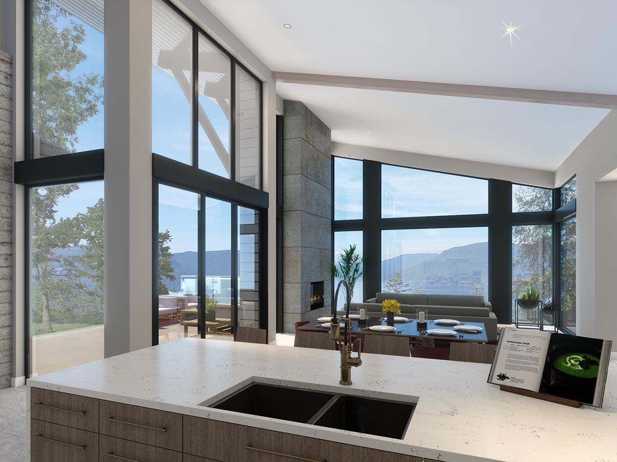 Plan 81714AB: Mountain Modern House Plan with Home Office and Media Room - 2115 Sq Ft - Image #5 - Contemporary, Modern, Mountain, Northwest
