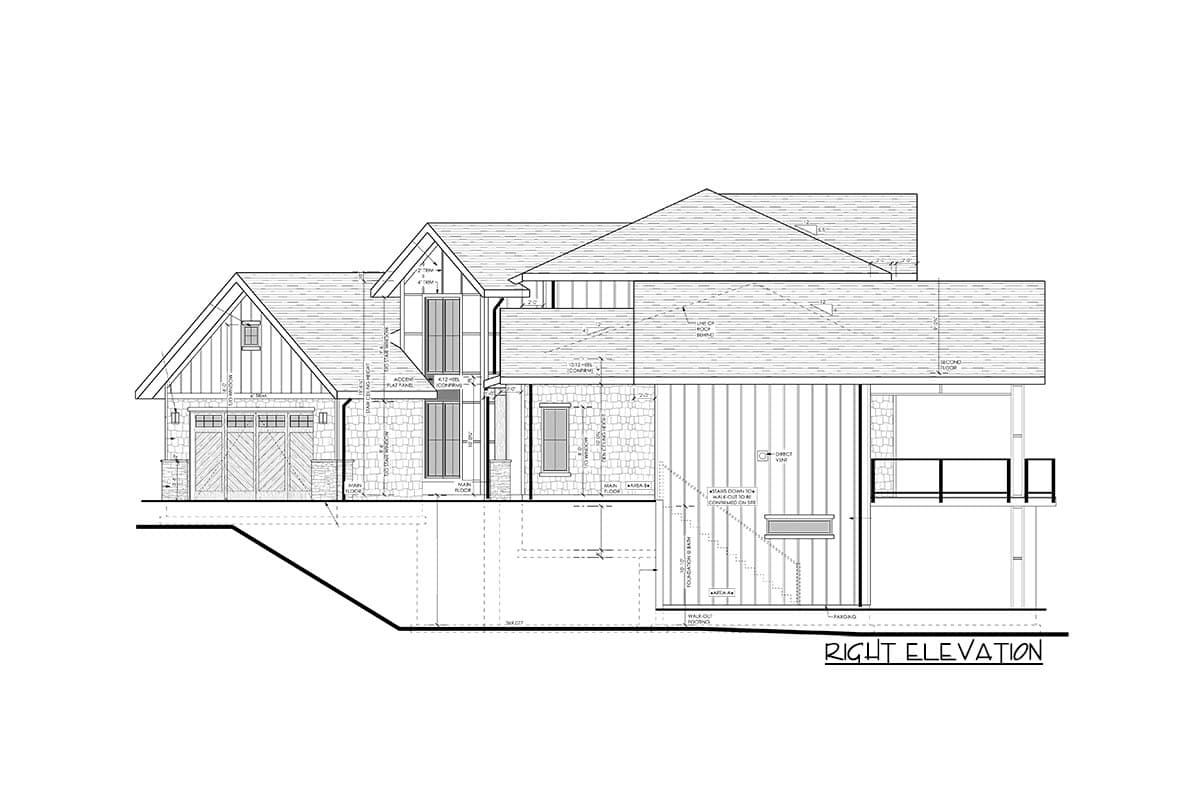 Plan 81718AB: New American Farmhouse Plan Under 2700 Square Feet with Walkout Basement - Image #10 - Contemporary, Country, Modern Farmhouse, New American, Transitional