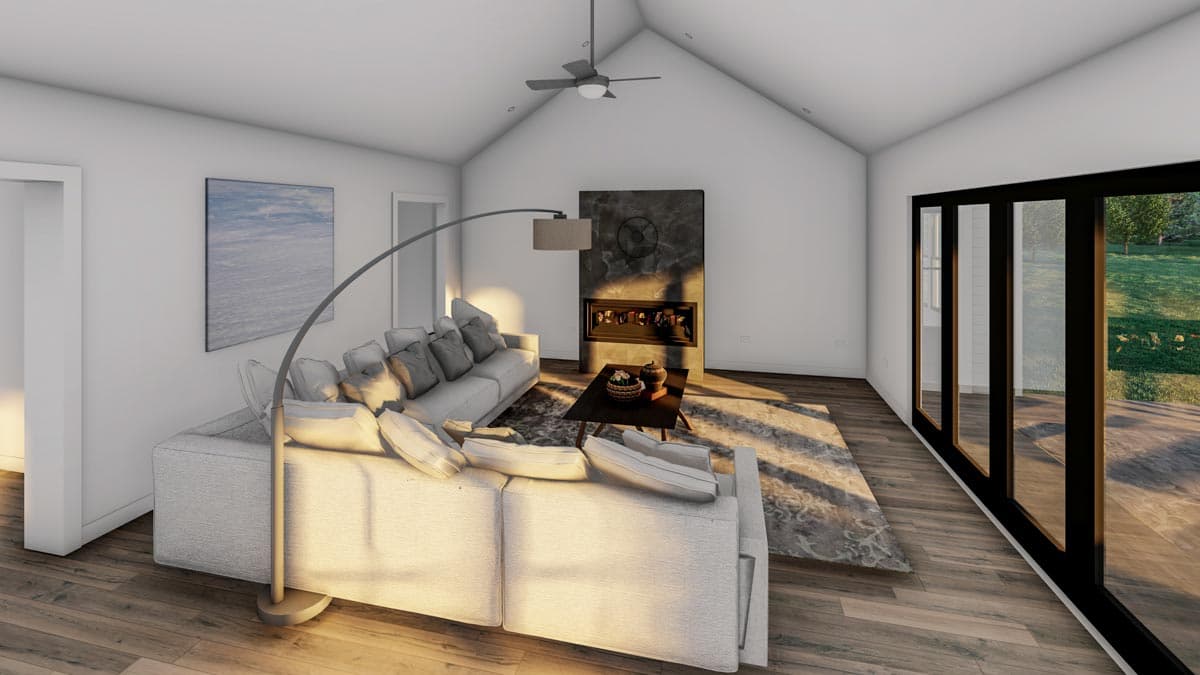 Plan 500083VV: Exclusive Modern Farmhouse Plan with Home Office above Garage - Image #11 - Country, Farmhouse, Modern Farmhouse, New American, Traditional