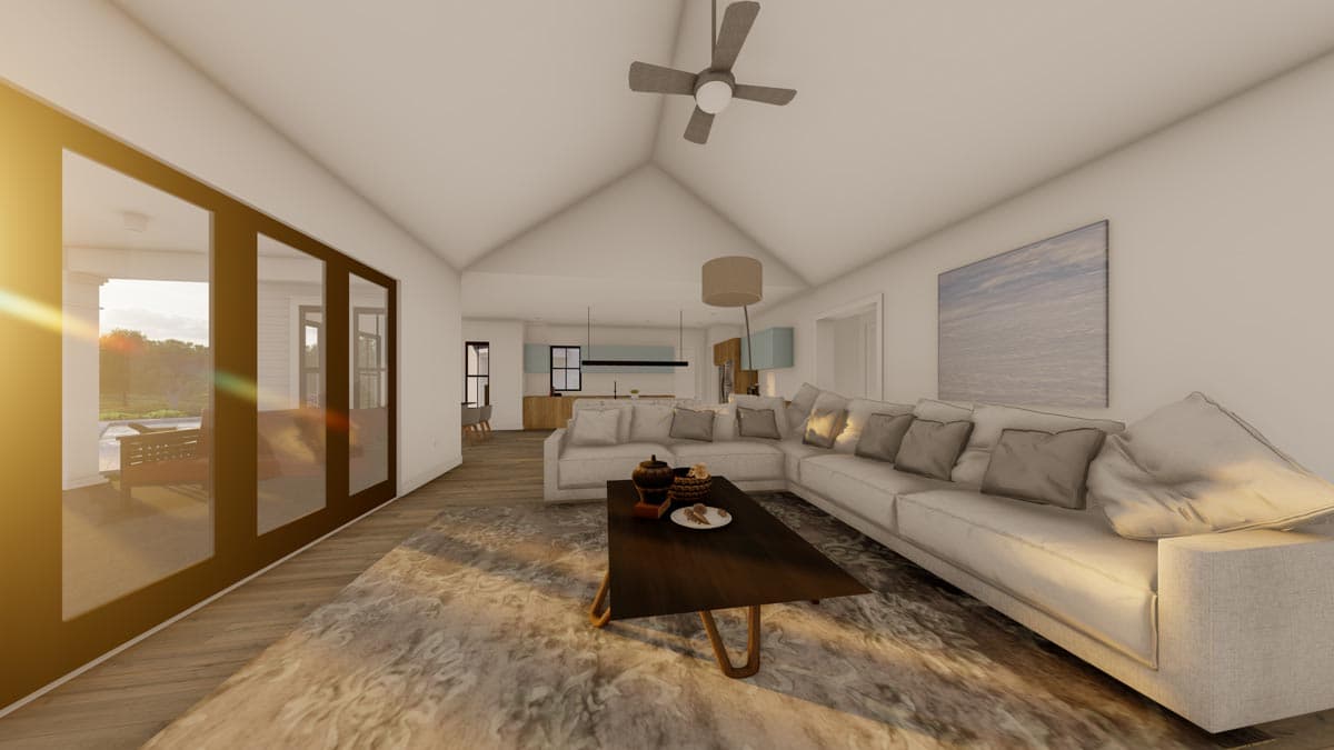 Plan 500083VV: Exclusive Modern Farmhouse Plan with Home Office above Garage - Image #12 - Country, Farmhouse, Modern Farmhouse, New American, Traditional