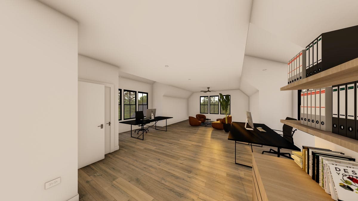 Plan 500083VV: Exclusive Modern Farmhouse Plan with Home Office above Garage - Image #17 - Country, Farmhouse, Modern Farmhouse, New American, Traditional