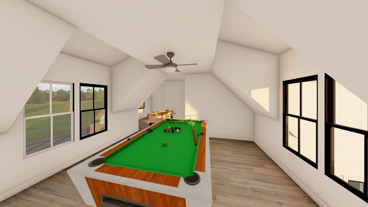 Plan 500083VV: Exclusive Modern Farmhouse Plan with Home Office above Garage - Image #18 - Country, Farmhouse, Modern Farmhouse, New American, Traditional