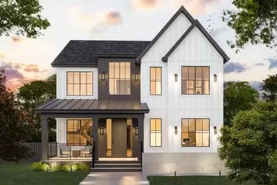 Multi-Generational Modern Farmhouse with Lower-level Apartment - 3130 Sq Ft