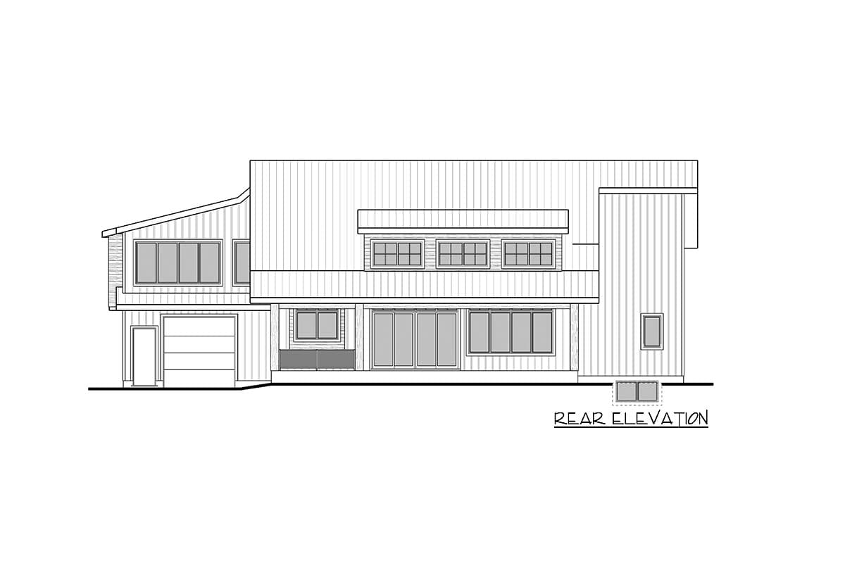 Plan 81724AB: Modern Farmhouse Plan with Expansive Garage and 3,895 Square Feet of Living Space - Image #4 - Country, Farmhouse, Modern Farmhouse, New American, Northwest