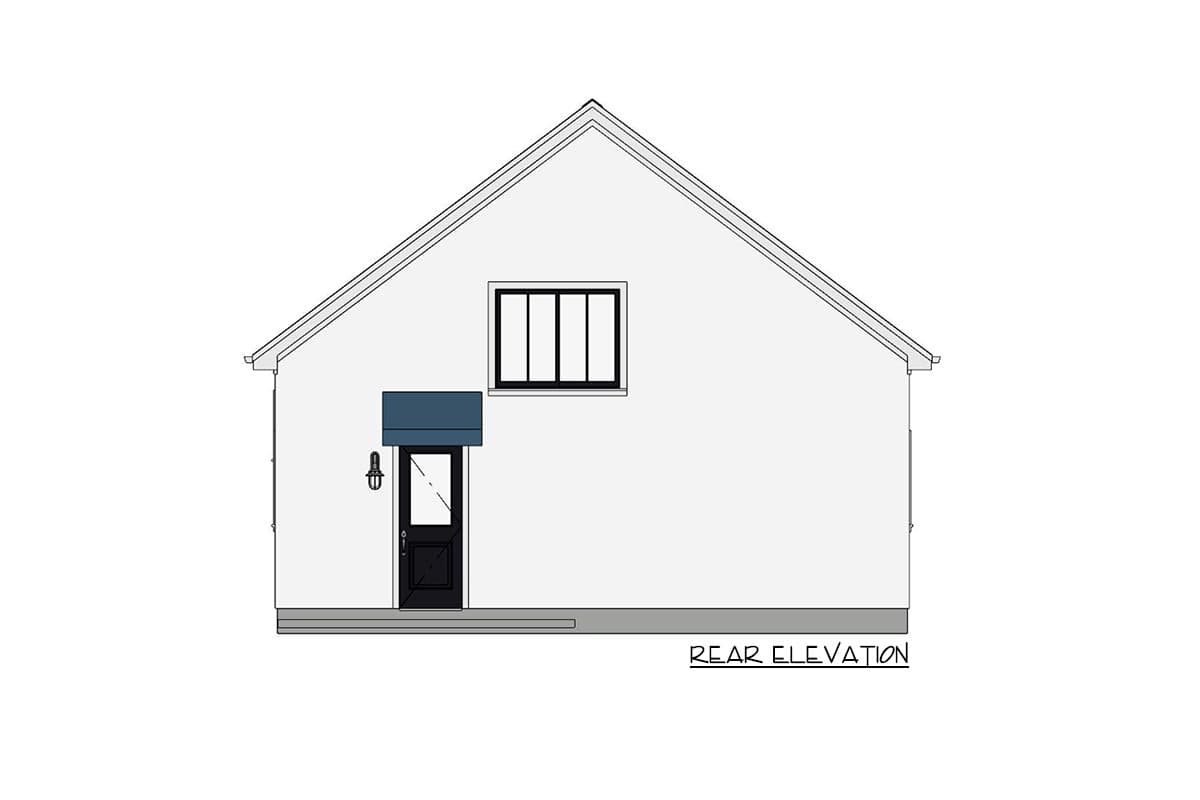 Plan 430821SNG: 650 Square Foot Cottage with Upstairs Loft - Image #18 - Cabin, Cottage, Country, Farmhouse, New American, Vacation