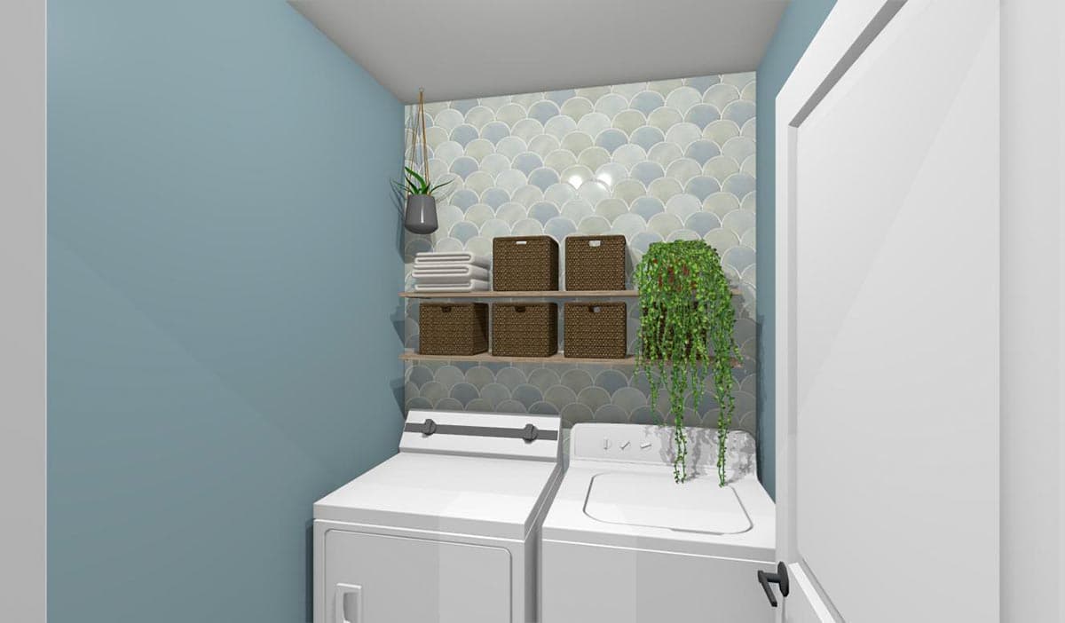 Plan 430821SNG: 650 Square Foot Cottage with Upstairs Loft - Image #14 - Cabin, Cottage, Country, Farmhouse, New American, Vacation