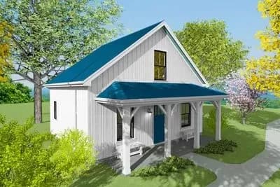 650 Square Foot Cottage with Upstairs Loft