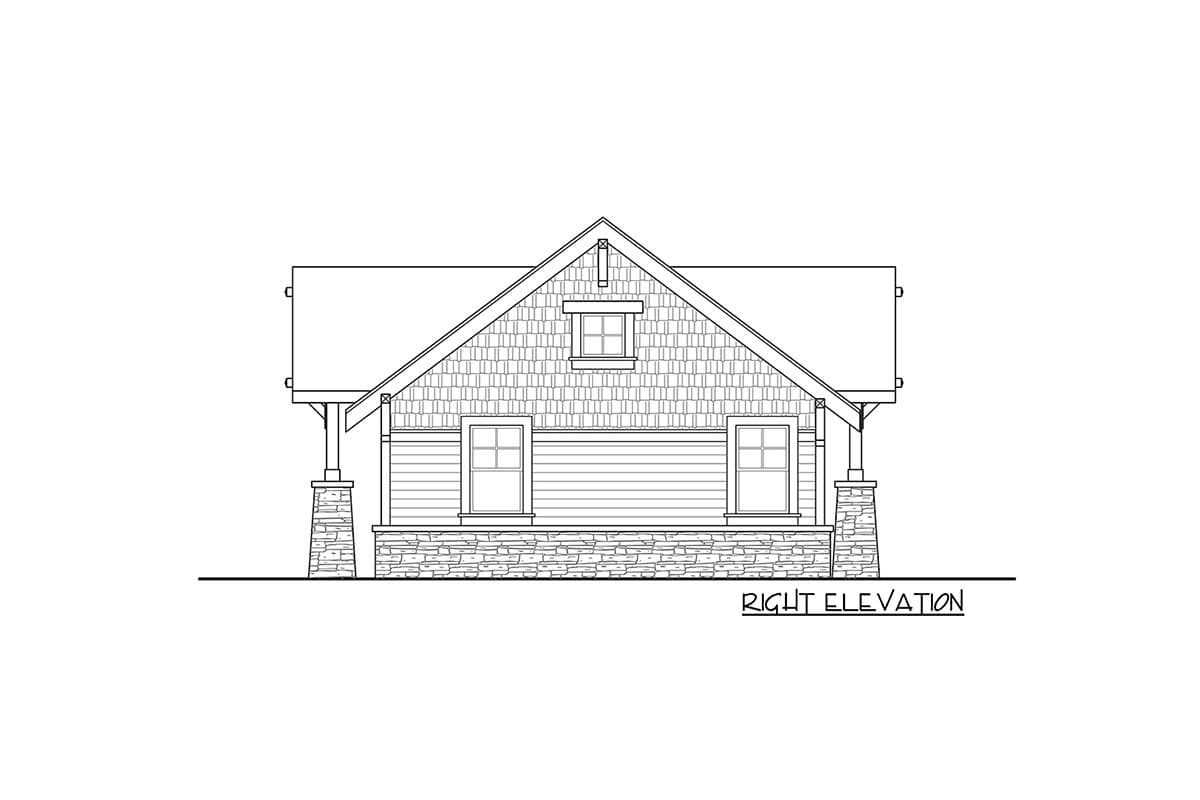 Plan 72353DA: 2-Car Detached Garage with Carport - Image #4