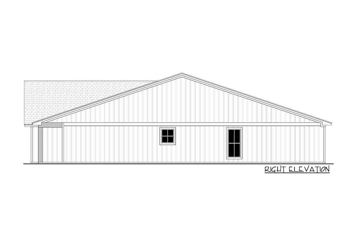 Plan 51923HZ: Country Craftsman Duplex House Plan with 3-Bed, 2-Bath Units Under 1300 Square Feet - Image #6 - Country, Craftsman, Modern Farmhouse, New American, Ranch, Traditional