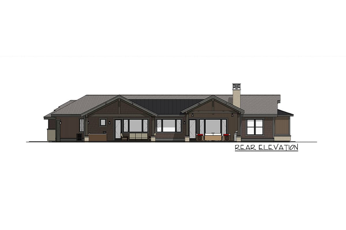 Plan 64530SC: Rugged 3-Bed House Plan Under 2600 Square Feet - Image #24 - Craftsman, Mountain, Prairie, Rustic