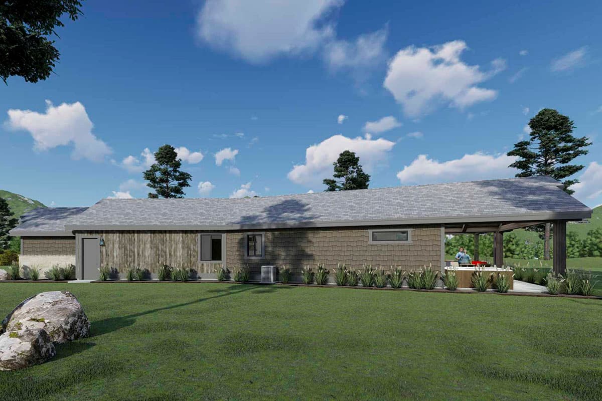 Plan 64530SC: Rugged 3-Bed House Plan Under 2600 Square Feet - Image #8 - Craftsman, Mountain, Prairie, Rustic