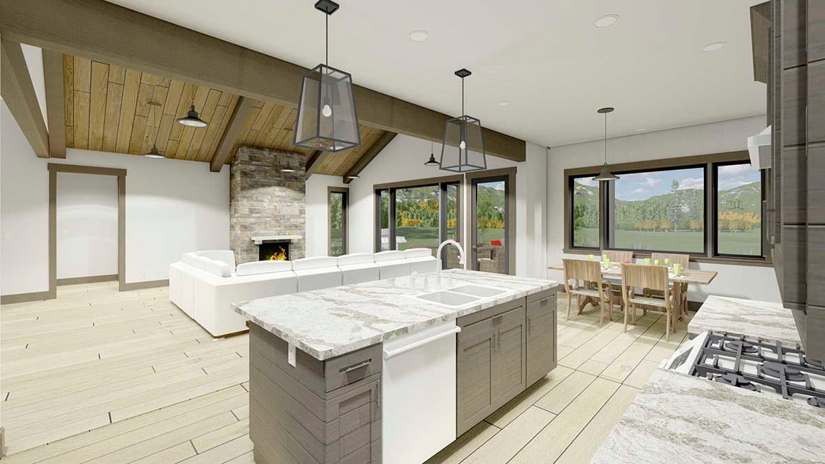 Plan 64530SC: Rugged 3-Bed House Plan Under 2600 Square Feet - Image #16 - Craftsman, Mountain, Prairie, Rustic
