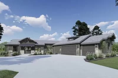 Rugged 3-Bed House Plan Under 2600 Square Feet