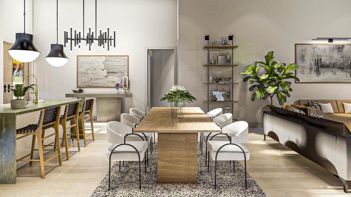 Plan 623137DJ: 1500 Sq Ft Barndominium-Style House Plan with 2-Beds and an Oversized Garage - Image #8 - Barndominium, Country, Craftsman, Ranch, Southern