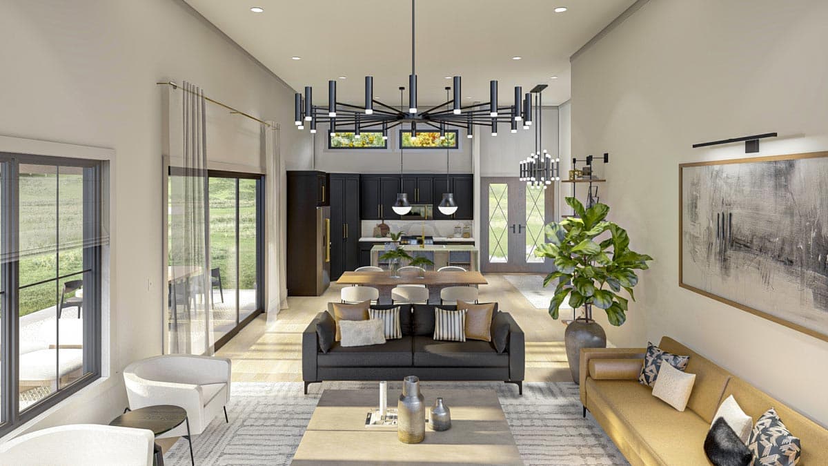 Plan 623137DJ: 1500 Sq Ft Barndominium-Style House Plan with 2-Beds and an Oversized Garage - Image #10 - Barndominium, Country, Craftsman, Ranch, Southern