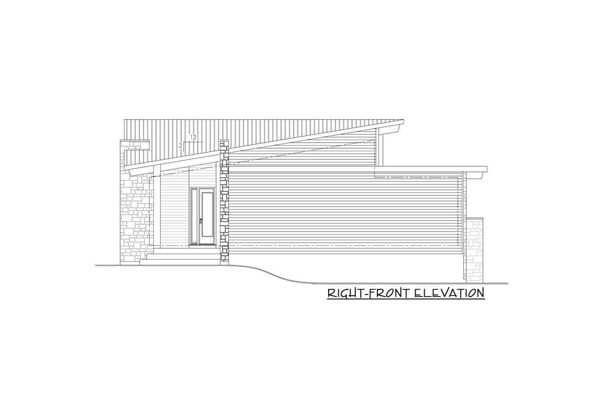 Plan 90332PD: 3-Bed Modern Home Plan Under 2000 Sq. Ft. for the Rear View Lot - Image #6 - Contemporary, Cottage, Mid Century Modern, Mountain, Northwest