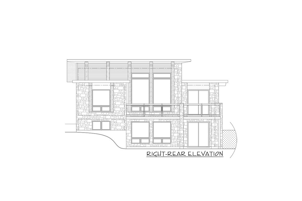 Plan 90332PD: 3-Bed Modern Home Plan Under 2000 Sq. Ft. for the Rear View Lot - Image #5 - Contemporary, Cottage, Mid Century Modern, Mountain, Northwest