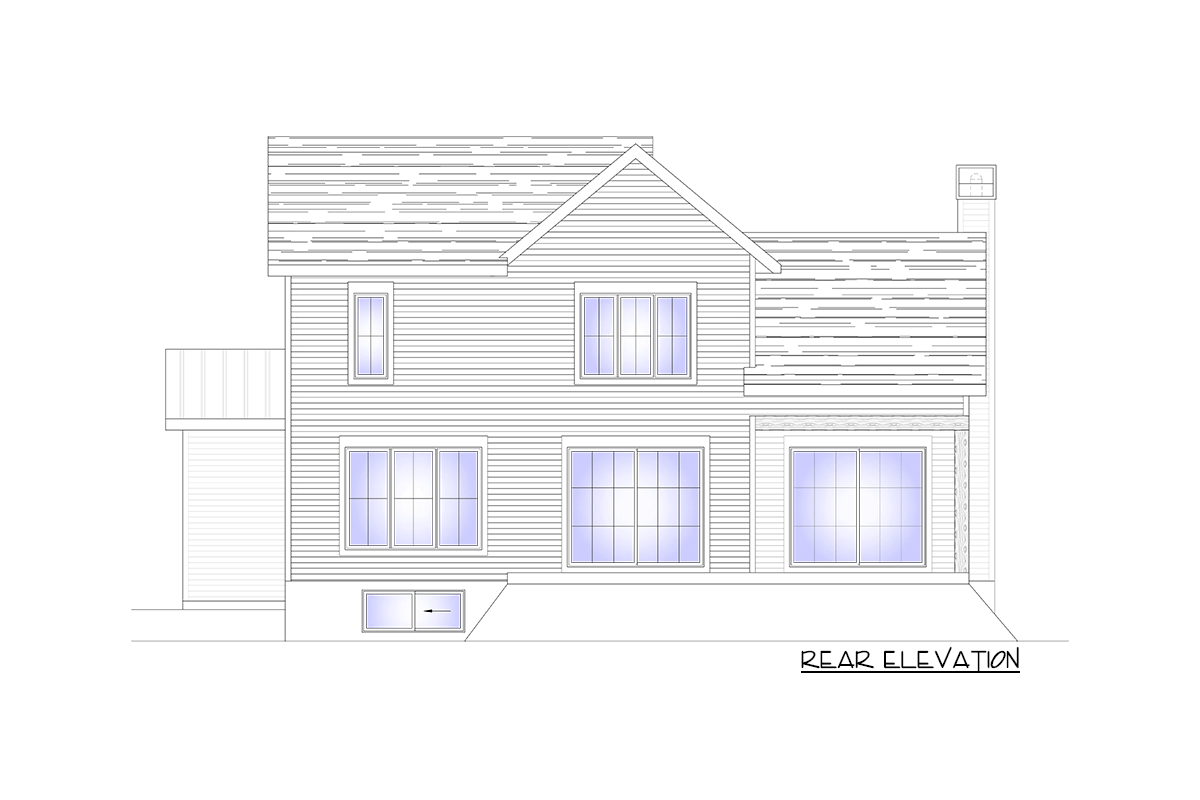 Plan 90343PD: 2-Story Country Craftsman Plan with Terrace and Second-level Bedrooms - Image #4 - Country, Farmhouse, Modern Farmhouse, Northwest, Transitional