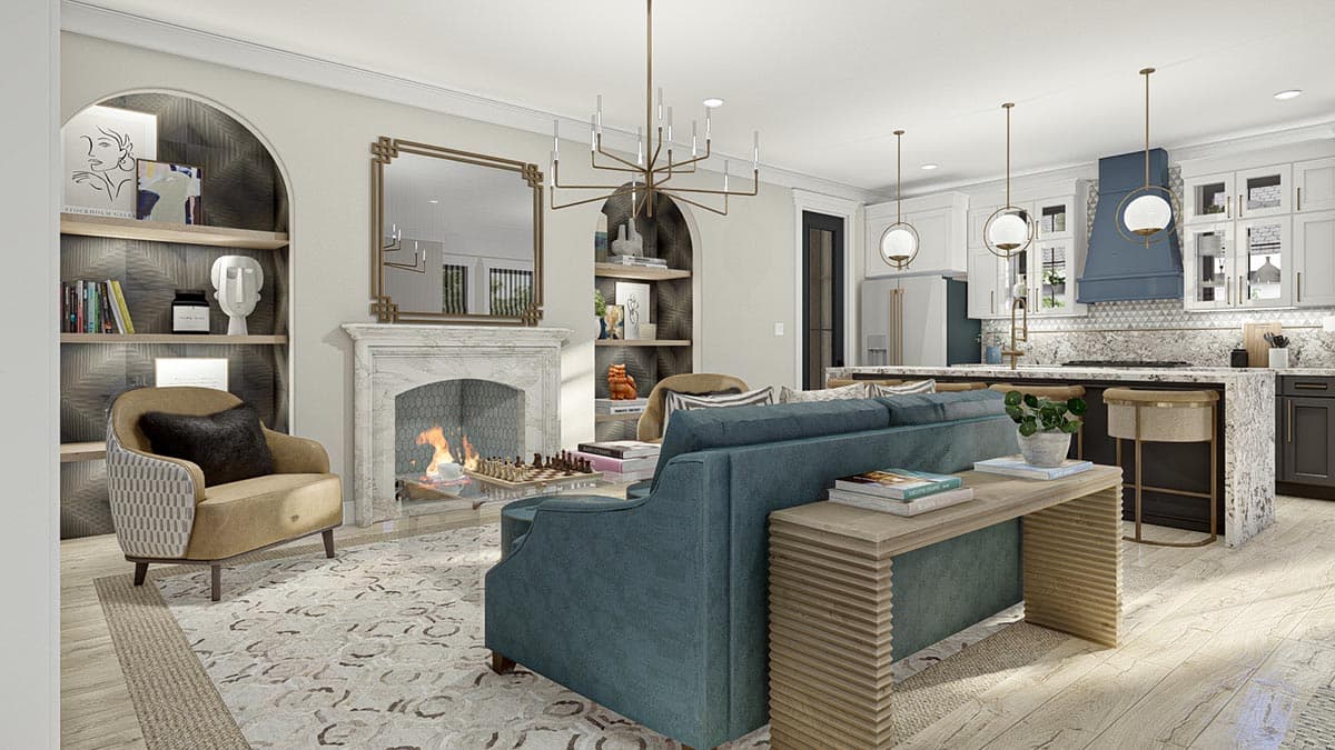 Plan 623138DJ: Modern European-Style Carriage House Plan with 3-Beds Upstairs - Image #13 - Carriage, Cottage, European, Transitional