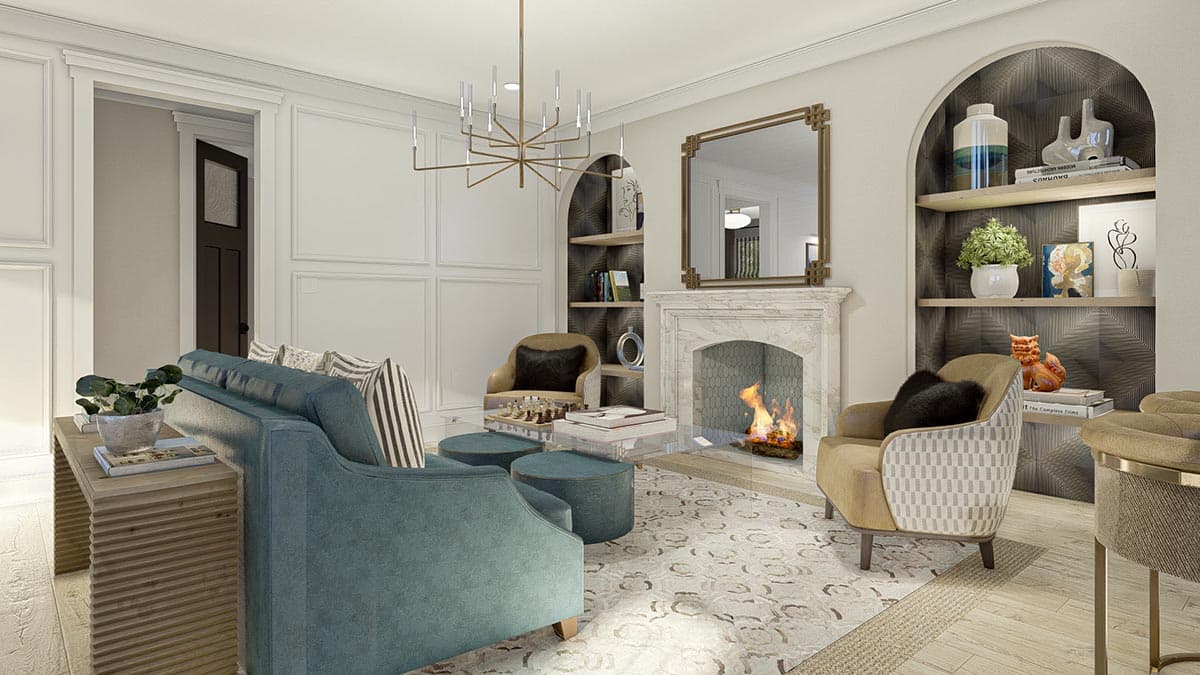 Plan 623138DJ: Modern European-Style Carriage House Plan with 3-Beds Upstairs - Image #15 - Carriage, Cottage, European, Transitional