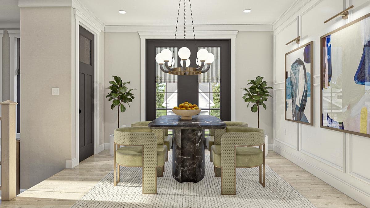 Plan 623138DJ: Modern European-Style Carriage House Plan with 3-Beds Upstairs - Image #18 - Carriage, Cottage, European, Transitional