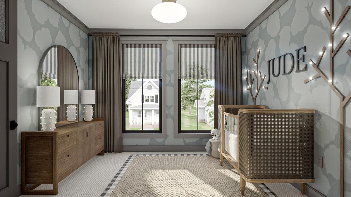 Plan 623138DJ: Modern European-Style Carriage House Plan with 3-Beds Upstairs - Image #22 - Carriage, Cottage, European, Transitional