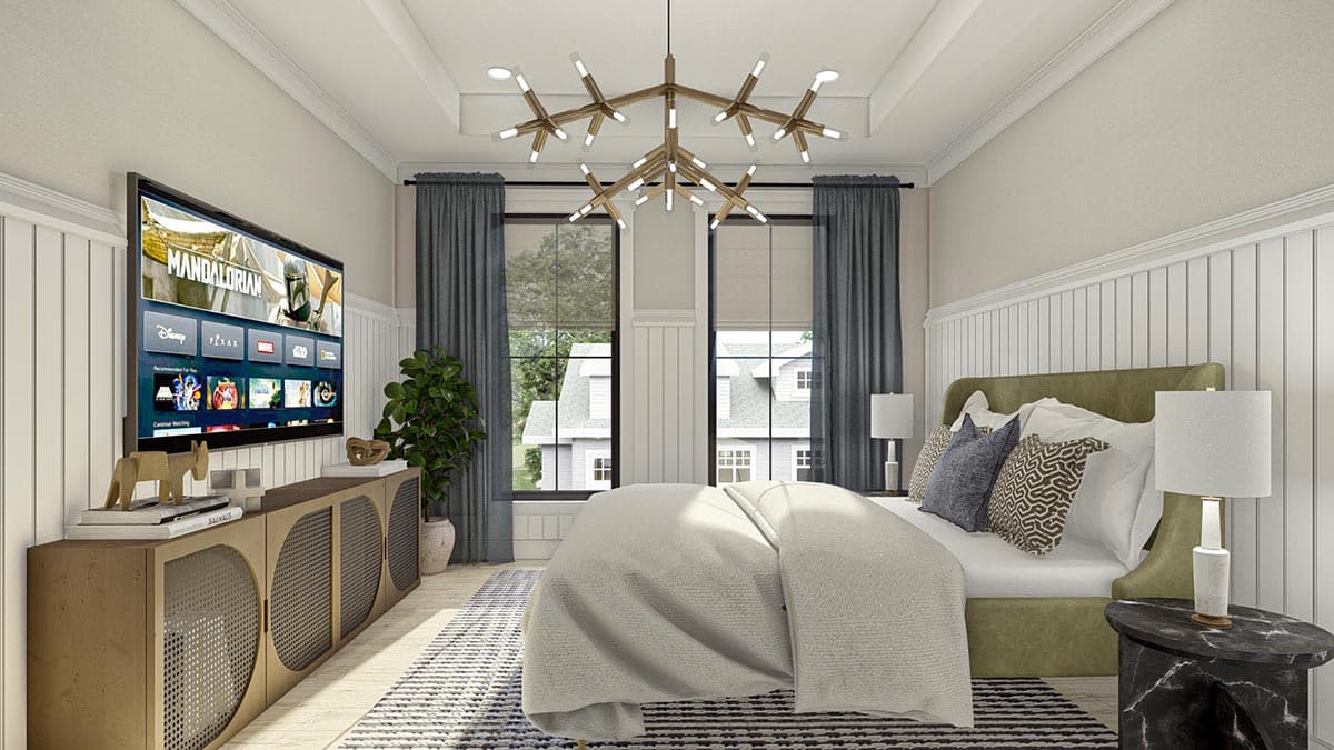 Plan 623138DJ: Modern European-Style Carriage House Plan with 3-Beds Upstairs - Image #23 - Carriage, Cottage, European, Transitional