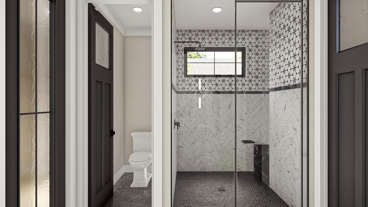 Plan 623138DJ: Modern European-Style Carriage House Plan with 3-Beds Upstairs - Image #24 - Carriage, Cottage, European, Transitional