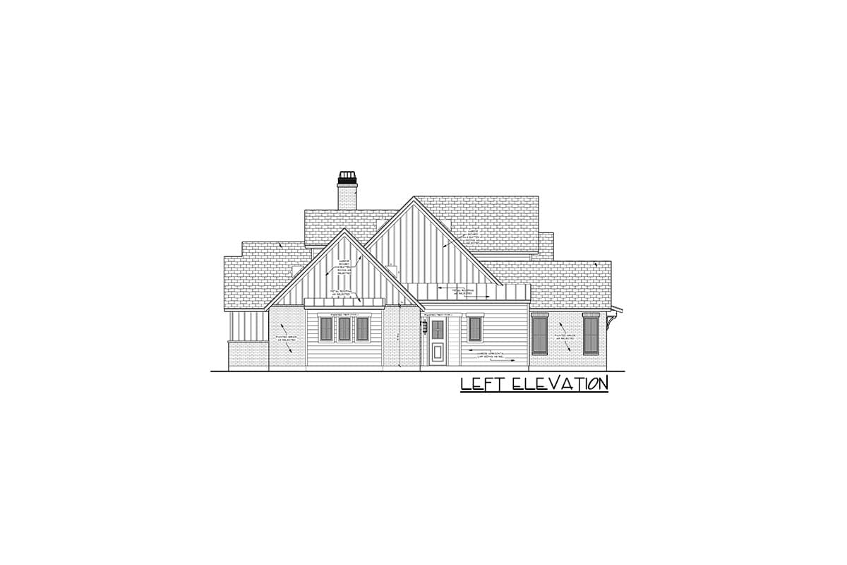 Plan 915052CHP: 4 Bed Modern Farmhouse with Home Office Under 3400 Sq Ft - Image #12 - Country, Craftsman, Modern Farmhouse, New American, Ranch, Traditional