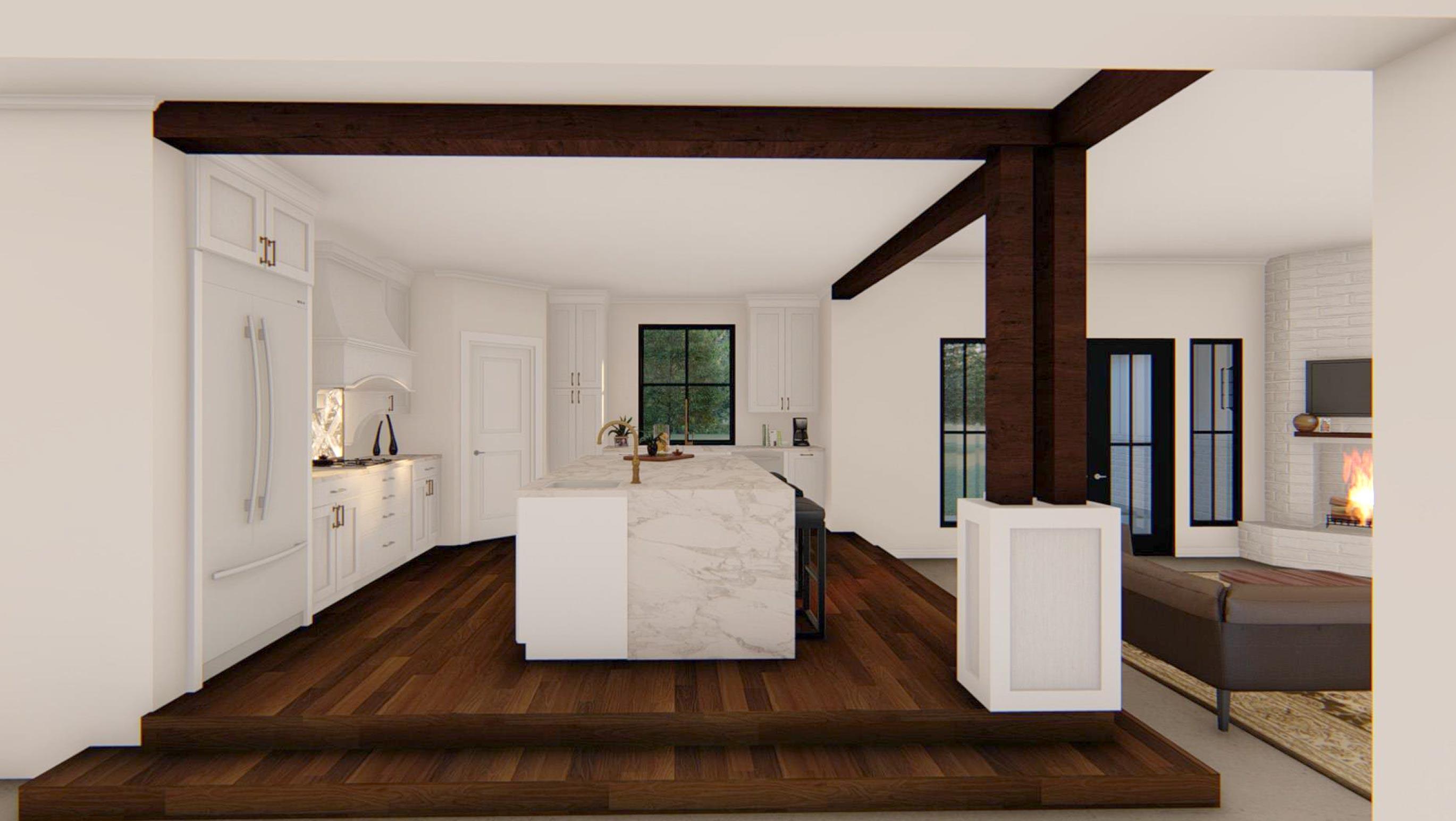 Plan 915052CHP: 4 Bed Modern Farmhouse with Home Office Under 3400 Sq Ft - Image #7 - Country, Craftsman, Modern Farmhouse, New American, Ranch, Traditional